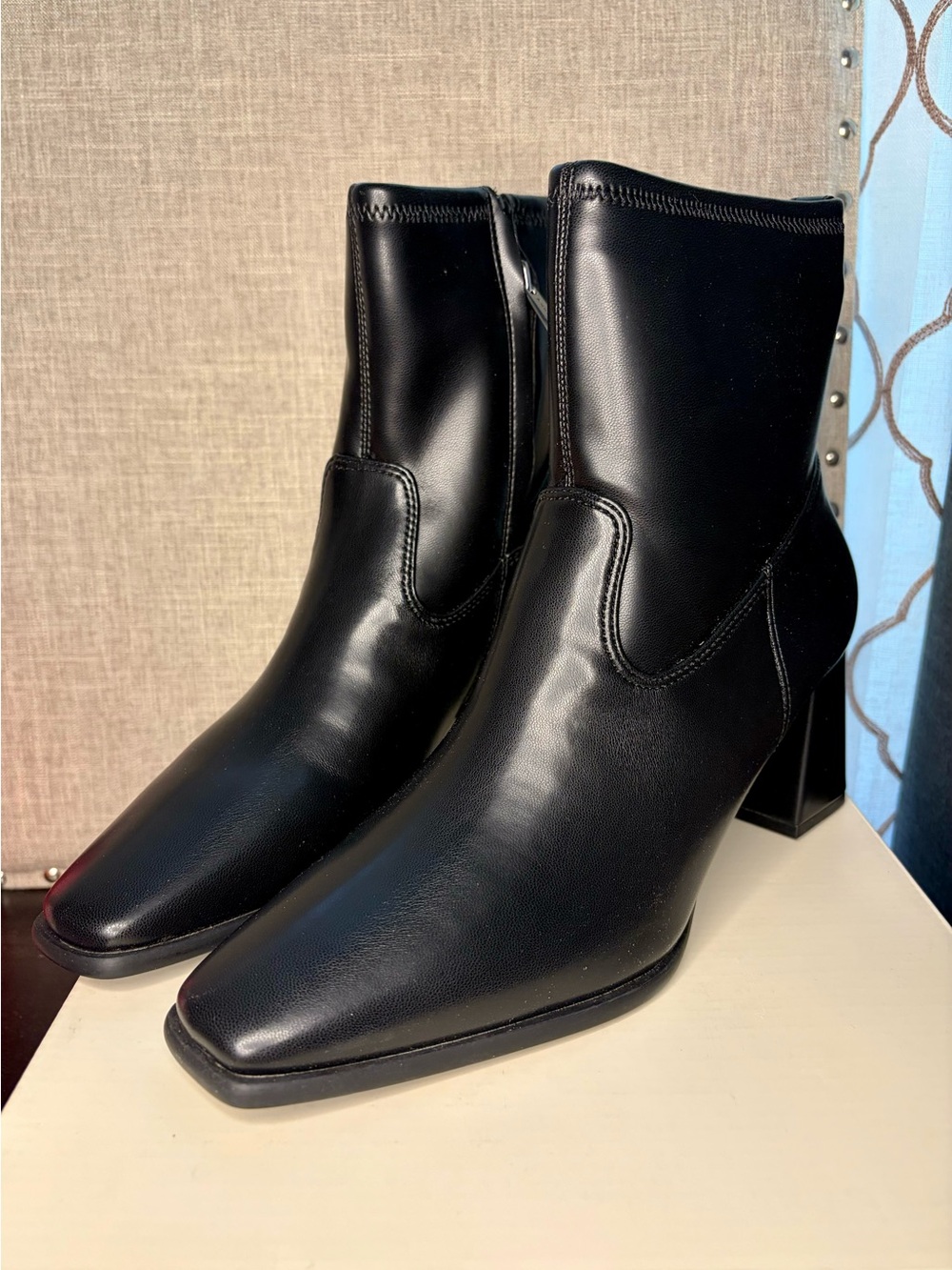 Anne Klein Block Heel Ankle Boots